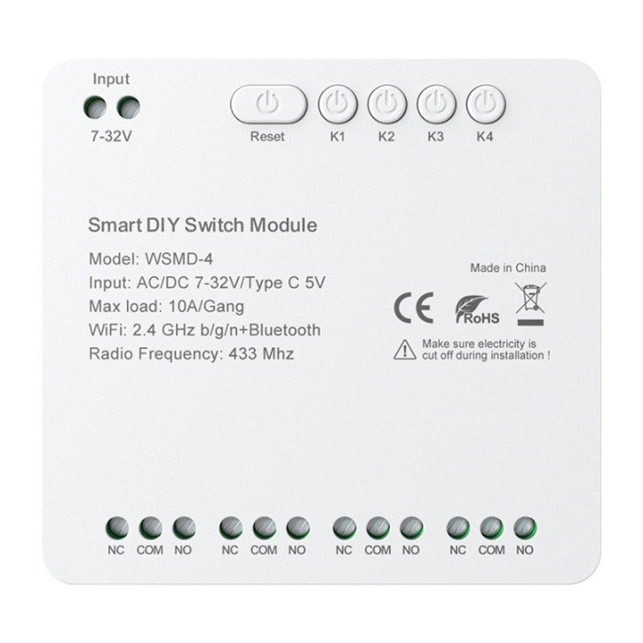 Modulo Smart Switch Avatto WSMD-4 32V DIY