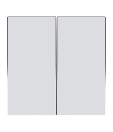 Avatto TS60-EU-W2 Interruttore Luce Doppio ZigBee TUYA Bianco