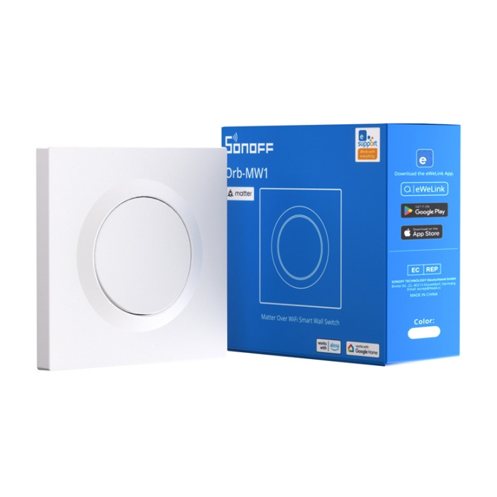 Sonoff MINIR4M-E Matter Smart Wall Switch Bianco