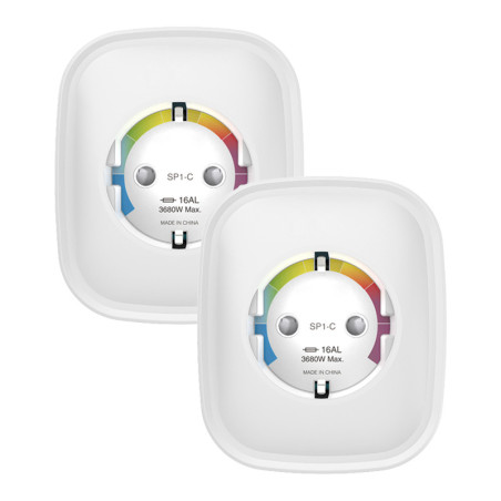 Gosund SP1-HE WiFi smart socket, 2 pezzi (HomeKit) (confezione da due) 2) 16A