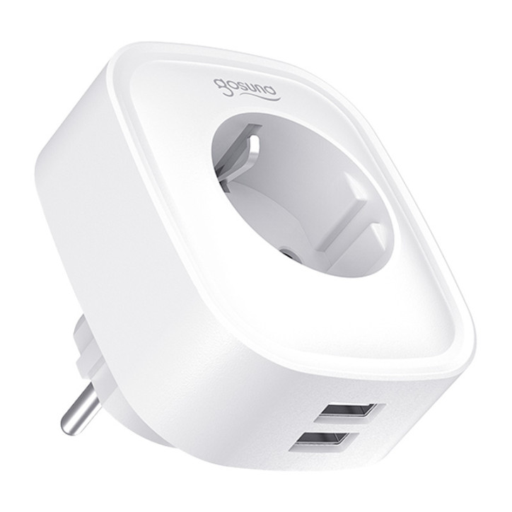 Gosund SP112-M Presa WiFi Intelligente con 2xUSB Bianco