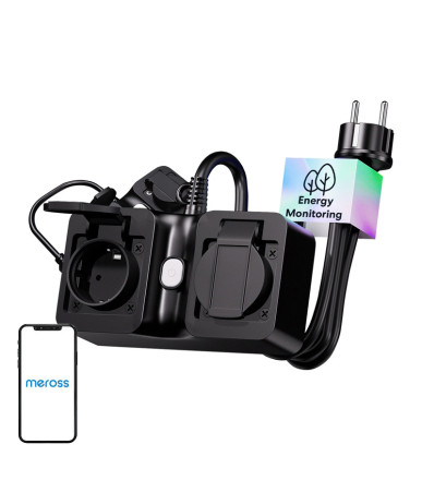 Meross MOP320MA-EU Presa Intelligente WiFi Outdoor IP44 Matter