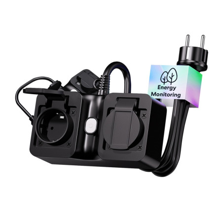 Meross MOP320MA-EU Presa Intelligente WiFi Outdoor IP44 Matter