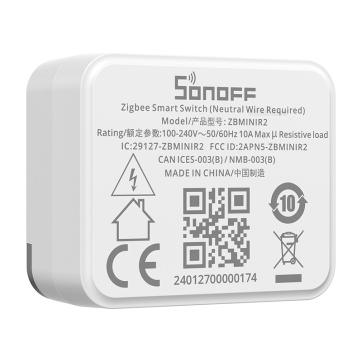 SONOFF ZBMINIR2 Mini Switch ZigBee Smart SONOFF ZBMINIR2 Mini Switch ZigBee Smart