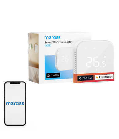 Termostato Intelligente WiFi Meross MTS215MA(EU) (Matter)