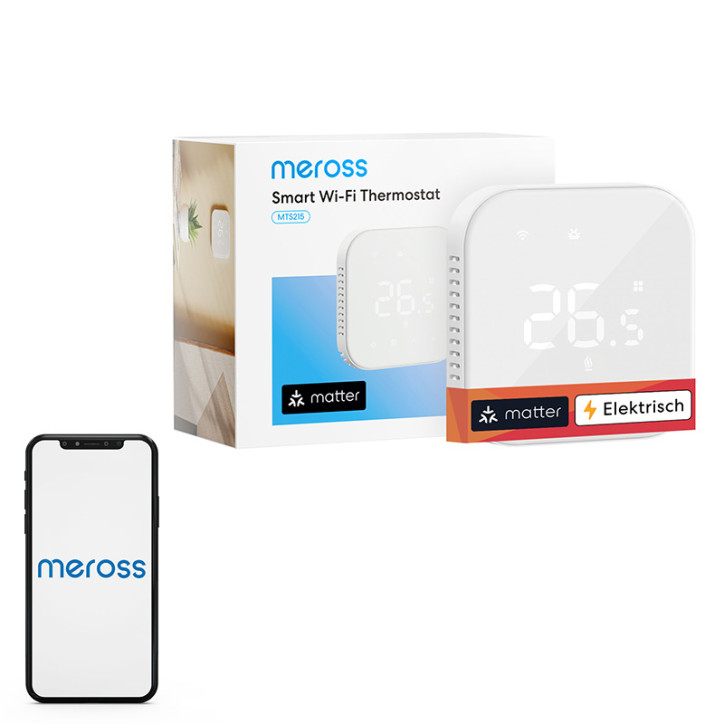 Meross MTS215MA Termostato WiFi Intelligente Matter