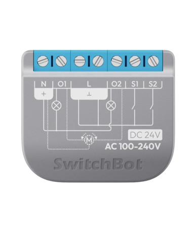 SwitchBot Relay Switch 2PM W5502320 Nero