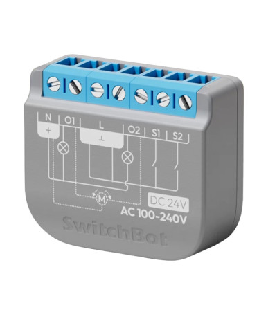 SwitchBot Relay Switch 2PM W5502320 Nero