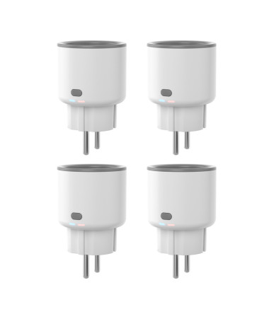 Sonoff S60ZBTPF Zigbee Smart Plug 4 Pezzi Bianco