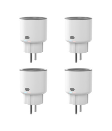Sonoff S60TPF WiFi Smart Socket 4 Pezzi Bianco