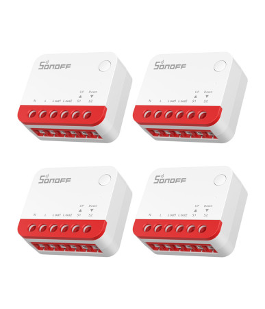Smart ZigBee roller shutter switch Sonoff MINI-ZBRBS (4pak)