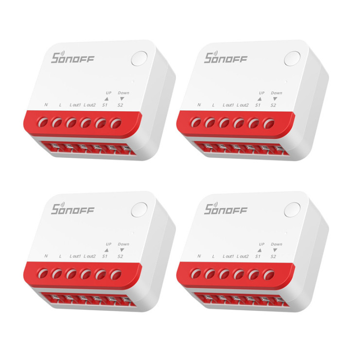 Sonoff MINI-ZBRBS 4 pezzi Interruttore Tapparelle Zigbee