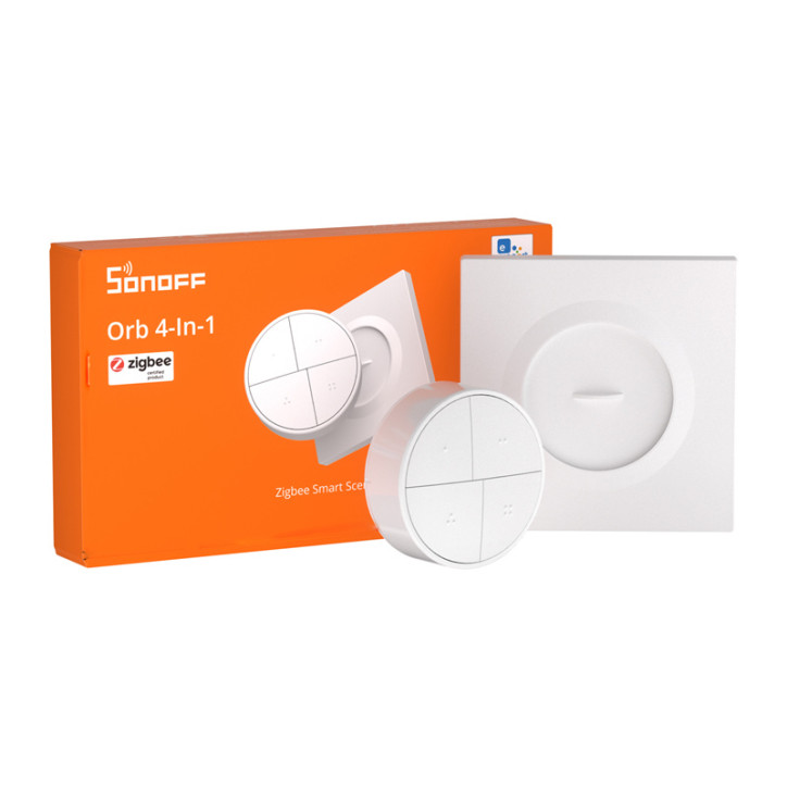 Sonoff SNZB-01M Orb 4-In-1 Pulsante Zigbee Bianco Sonoff SNZB-01M Orb 4-In-1 Pulsante Zigbee Bianco