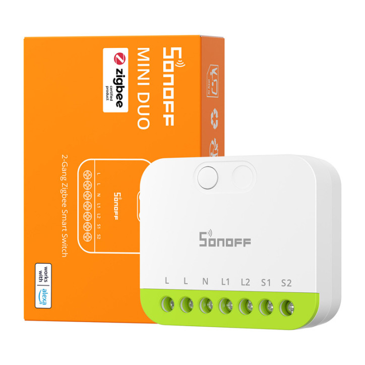 Sonoff MINI-ZB2GS ZigBee interruttore mini a due canali