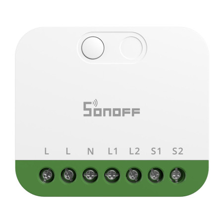 Sonoff MINI-2GS Matter interruttore mini a due canali