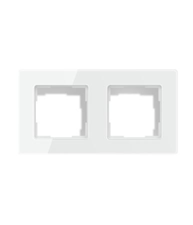 Avatto 2 Socket TS20 light switch frame (white)