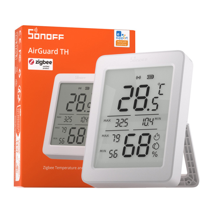 Sonoff AirGuard TH SNZB-02DR2 Sensore ZigBee LCD Temperatura e Umidità