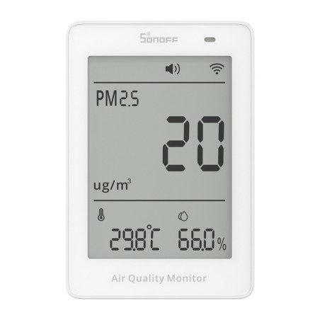 Sonoff AirGuard SAWF-07P PM2.5/PM10 Monitor WiFi LCD