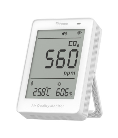 Sonoff AirGuard CO2 SAWF-08P Monitor Qualità Aria WiFi LCD