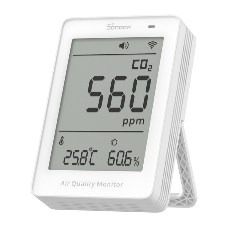 Sonoff AirGuard CO2 SAWF-08P Monitor Qualità Aria WiFi LCD