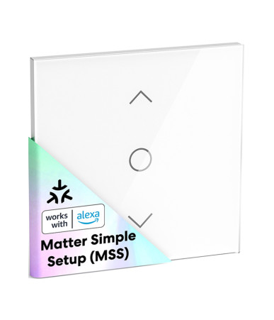 Meross MRS100MA(EU) Interruttore Smart WiFi per Tapparelle (Matter)