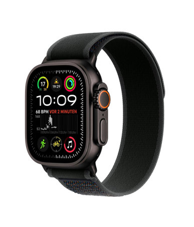 Apple Watch Ultra 2 49mm LTE Titanio Nero con Trail Loop S/M Nero