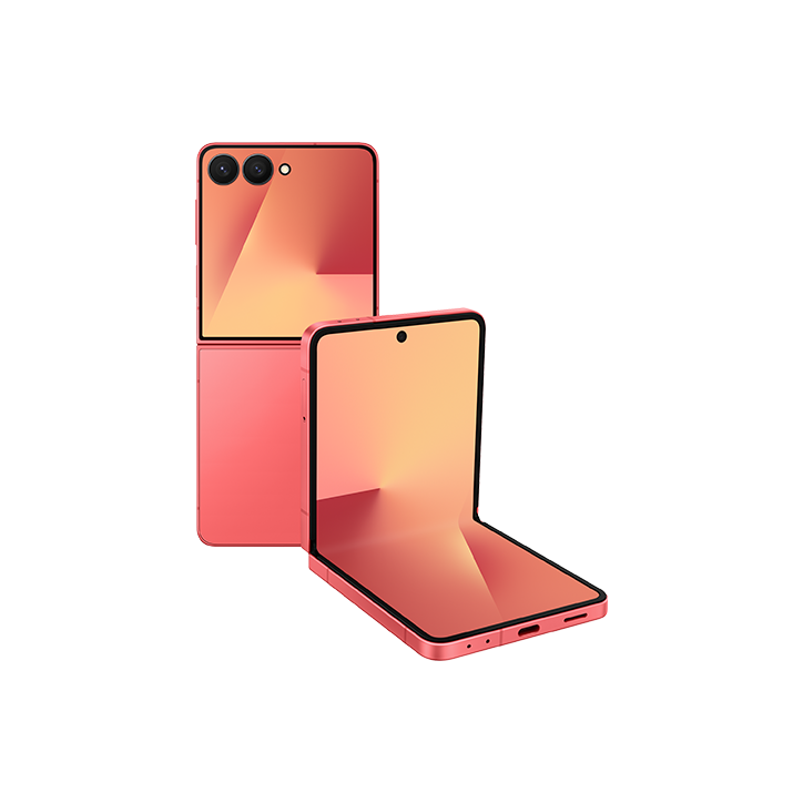 Samsung Galaxy Z Flip7 F766B 5G Dual Sim 12GB RAM 256GB Coralred