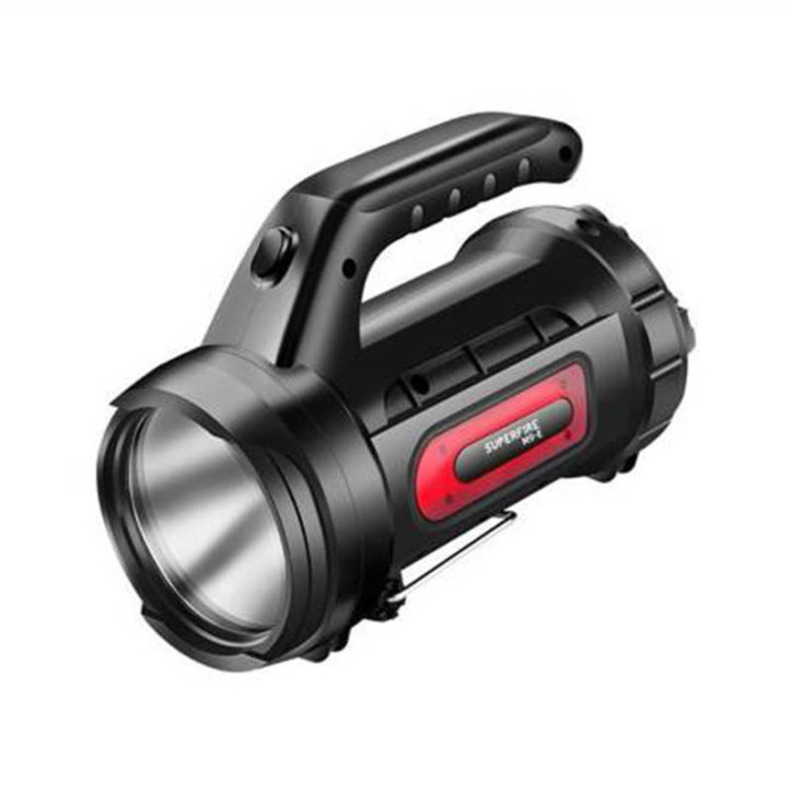 Torcia Superfire M9-E - 900 lm, 473 m, 6000 mAh, 5h, powerbank