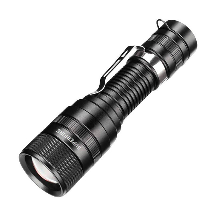 Torcia Superfire F5, 1100lm, USB