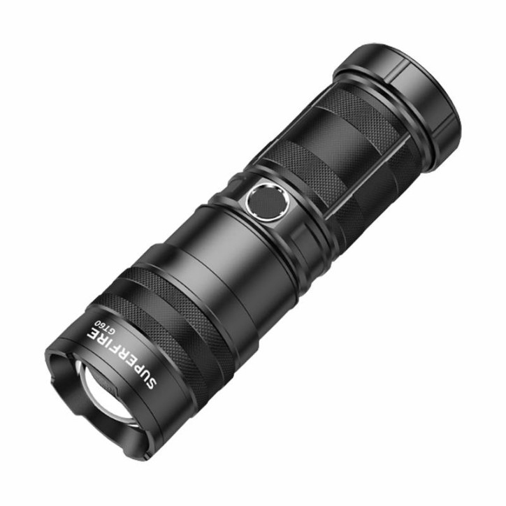 Torcia Superfire GT60 - 2600 lm, 2 modalità, USB-C