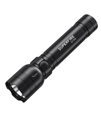 Torcia Superfire GTS6, 360 lm, USB-C, 7W, 5 modalità, 150m