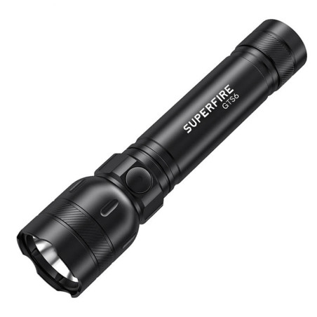 Torcia Superfire GTS6, 360 lm, USB-C, 7W, 5 modalità, 150m