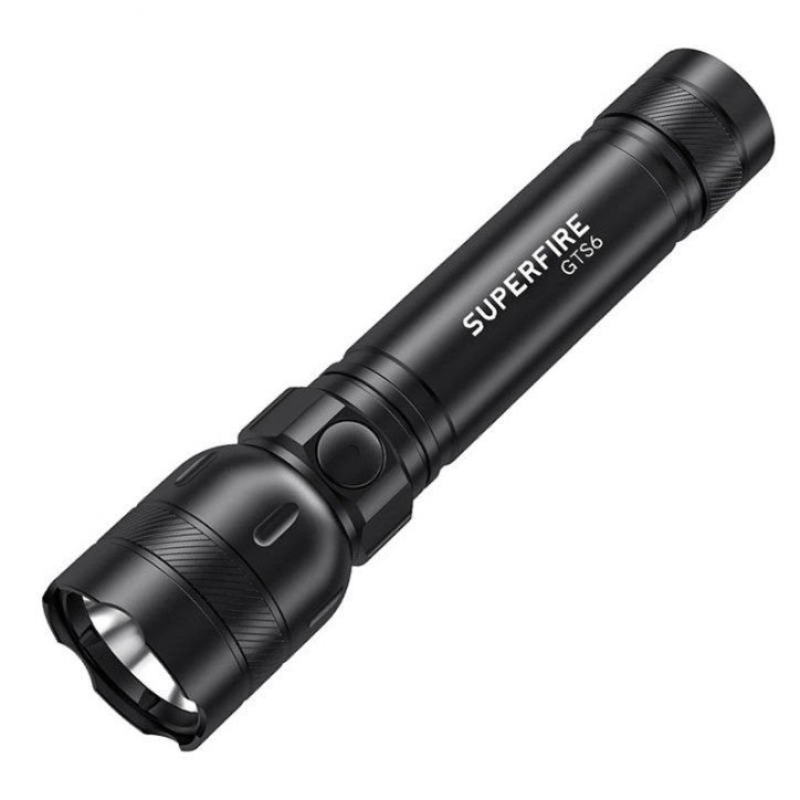 Torcia Superfire GTS6, 360 lm, USB-C, 7W, 5 modalità, 150m