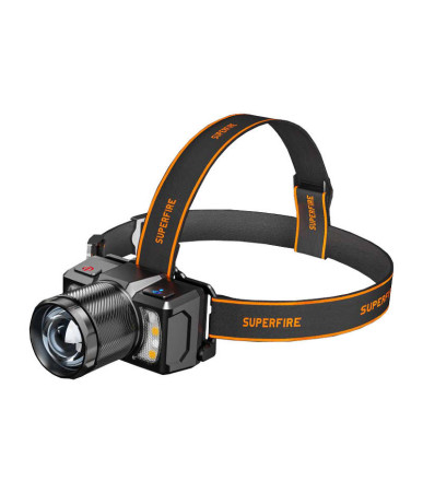Lampada frontale Superfire HL25, 700lm, USB-C