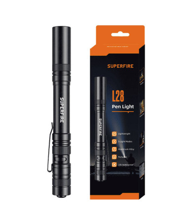 Torcia Superfire L28, 121 lm, 5W, 52 m, 5 modalità