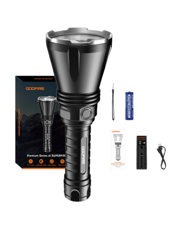 Torcia Superfire Godfire TF01 - 1371 lumen, 1000m, 7h