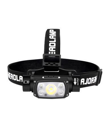 Lampada frontale Superfire HE11, 640 lm, 20W, 6 modalità, 100m