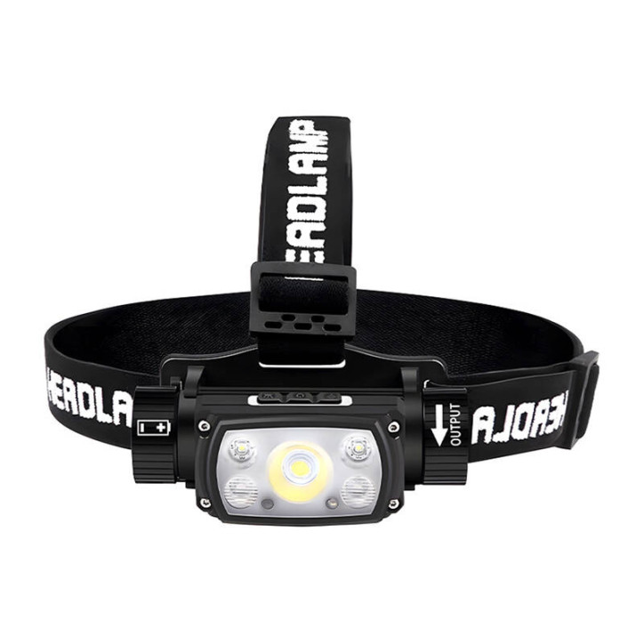 Lampada frontale Superfire HE11, 640 lm, 20W, 6 modalità, 100m