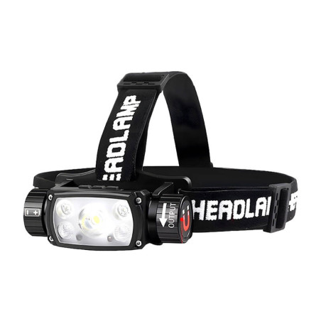 Lampada frontale Superfire HE11, 640 lm, 20W, 6 modalità, 100m