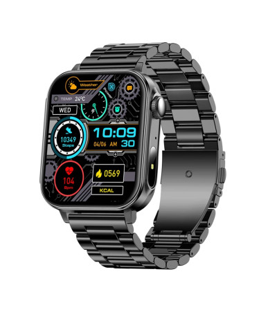 Colmi P80 smartwatch (Nero acciaio)