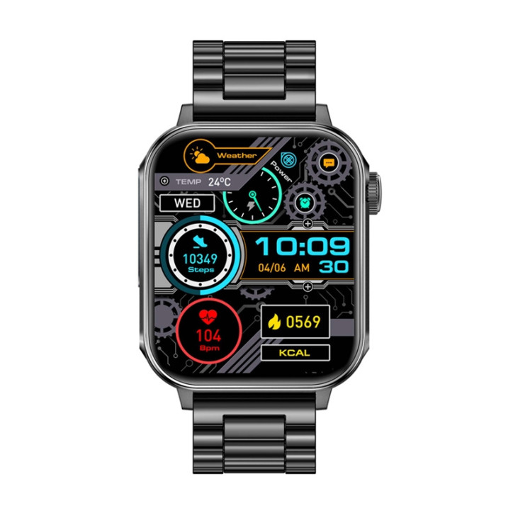 Colmi P80 smartwatch (Nero acciaio)