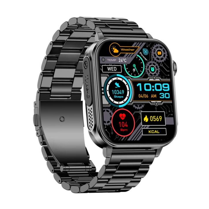Colmi P80 smartwatch (Nero acciaio)