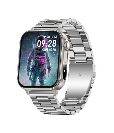 Colmi P80 smartwatch (acciaio e argento)
