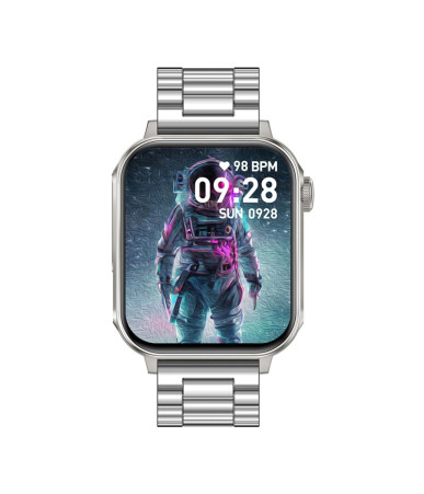 Colmi P80 smartwatch (acciaio e argento)