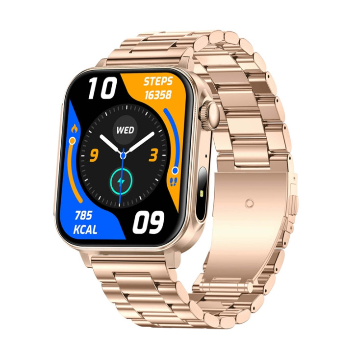Colmi P80 smartwatch (Acciaio-Oro)