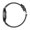 COLMI L28 Smart Watch (black silicone + black leather strap)