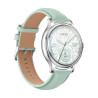 COLMI L28 Smartwatch Argento-verde con cinturino in pelle verde
