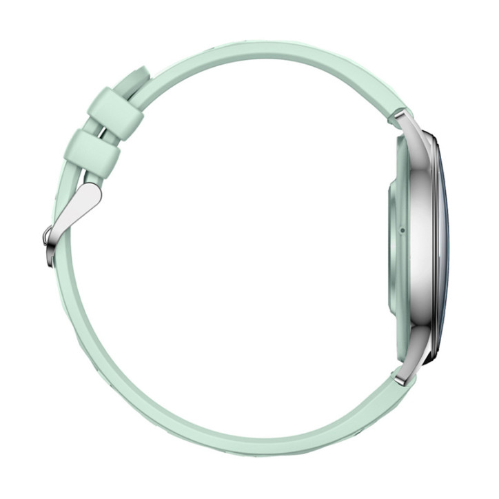 COLMI L28 Smartwatch Argento-verde con cinturino in pelle verde