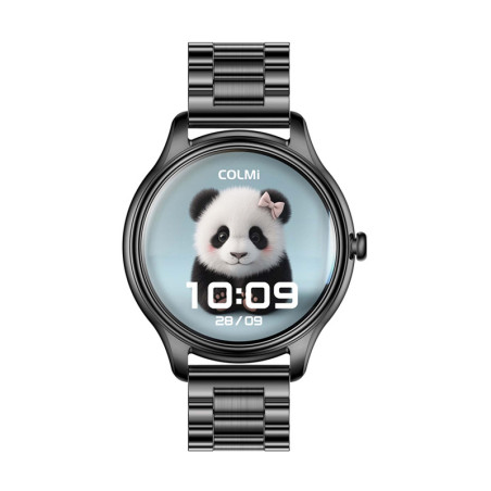 Smartwatch COLMI L28 (Nero + cinturino acciaio nero)