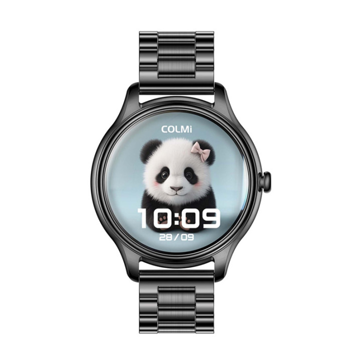 Smartwatch COLMI L28 (Nero + cinturino acciaio nero)